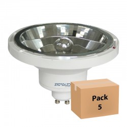 Spot LED AR111 14W GU10 45° Pack 5 pezzi